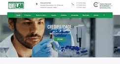 Desktop Screenshot of laboratorioprolab.com.br